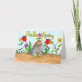 Hello Spring Grußkarte von Nicole Janes Karte (Vorderseite)