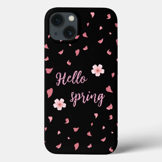 Hello Spring iPhone Case (Rückseite)