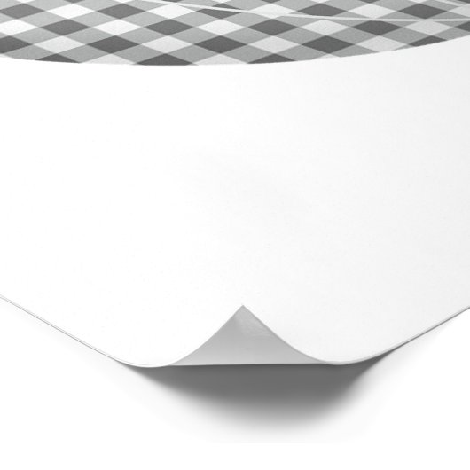 Hello Spring Moderne Kunst für Wohngestaltung Poster (Ecke)