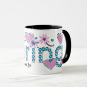 Hello Spring Personalisiertes Geschenk Tasse (VorderseiteRechts)