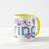 Hello Spring Personalisiertes Geschenk Tasse (VorderseiteRechts)