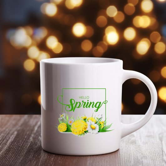 Hello Spring Saison Zweifarbige Tasse