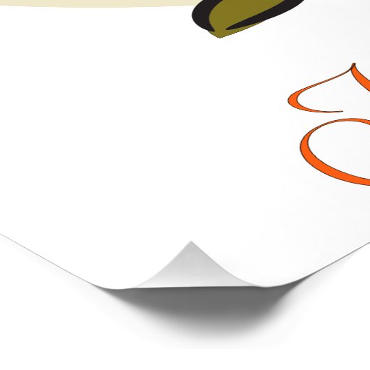 Hello Spring Sign Poster (Ecke)