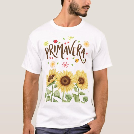 Hello Spring T-Shirt (Vorderseite)