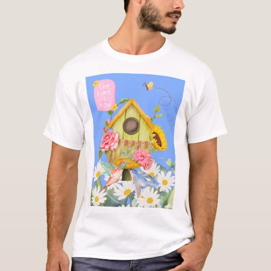 Hello Spring T-Shirt (Vorderseite)
