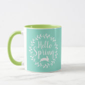 Hello Spring Wreath & Bunny Tasse (Links)