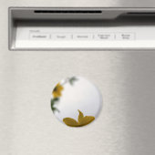 Hello Spring Yellow Flowers Magnet (In Situ (Geschirrspüler))