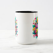 Hello Spring Zweifarbige Tasse (Mittel)