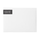 Hello Stationery Wraparound Return Address Label (Vorderseite)