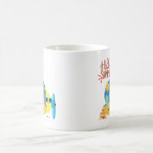 Hello Summer Beach Sand Castle Kaffeetasse (Mittel)