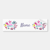 Hello Summer Beach Thunder Cove Autoaufkleber (Vorne)