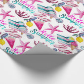 Hello Summer Beach Thunder Cove Geschenkpapier (Ecke)