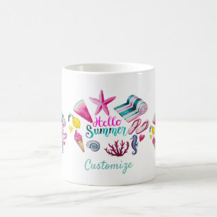Hello Summer Beach Thunder Cove Kaffeetasse