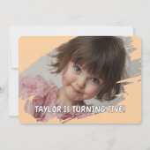 Hello Summer Birthday Party Einladung (Rückseite)