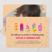 Hello Summer Birthday Party Einladung (Vorne/Hinten)