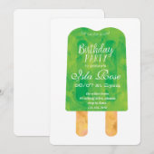 Hello Summer Birthday Party Einladung (Vorne/Hinten)