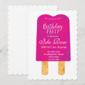 Hello Summer Birthday Party Einladung (Vorne/Hinten)