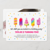 Hello Summer Birthday Party Feiertagskarte (Vorne/Hinten)