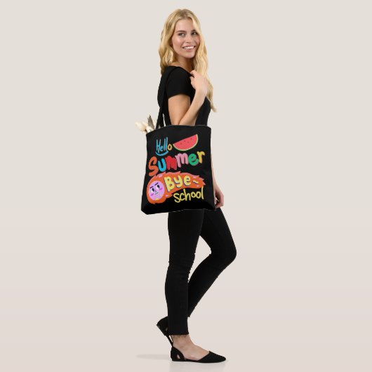 Hello Summer Bye School Tote Bag Art Tasche (Am Model)