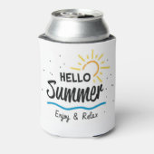 Hello Summer Can Cooler Dosenkühler (Kanne Rückseite)