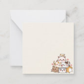 Hello Summer Cat Mitteilungskarte (Rückseite)