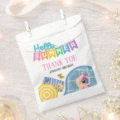 Hello Summer Colorful Banner Pool Party Vielen Dan Geschenktütchen (Ausgeschnitten)