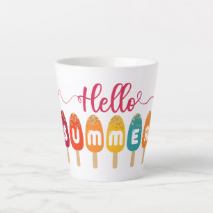 Hello Summer Colorful Popsicle Milchtasse