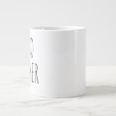 "Hello Summer" Einfaches modernes Bauernhaus Jumbo-Tasse (Vorderseite)