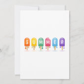 Hello Summer Einladung (Rückseite)