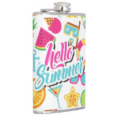 Hello Summer Flask Flachmann (Rechts)