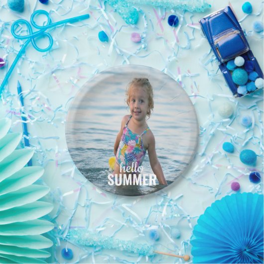 Hello Summer Foto Paper Teller (Party)