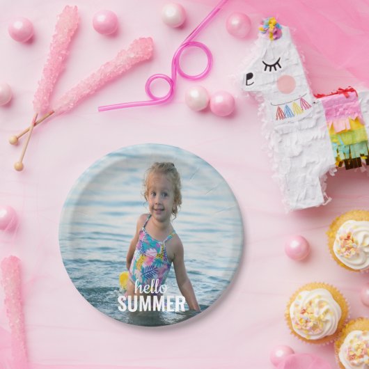 Hello Summer Foto Paper Teller (Party)