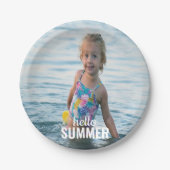 Hello Summer Foto Paper Teller (Vorderseite)