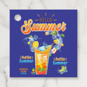 Hello Summer Geschenkanhänger