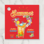 Hello Summer Geschenkanhänger (Vorderseite)