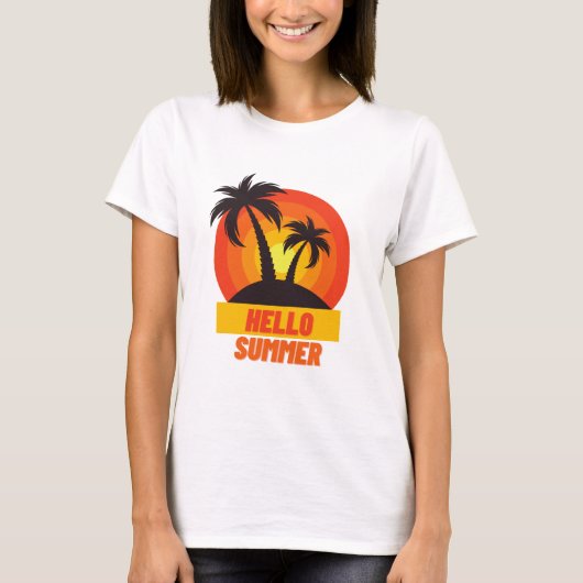 Hello Summer Gift T-Shirt (Vorderseite)
