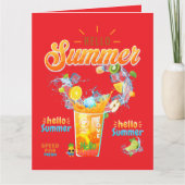 Hello Summer Karte (Vorderseite)