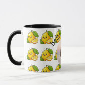 Hello Summer Lemon Custom Photo Mug Gift Tasse (Links)