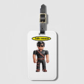 Hello summer Luggage Tag Gepäckanhänger (Vorderseite Vertikal)