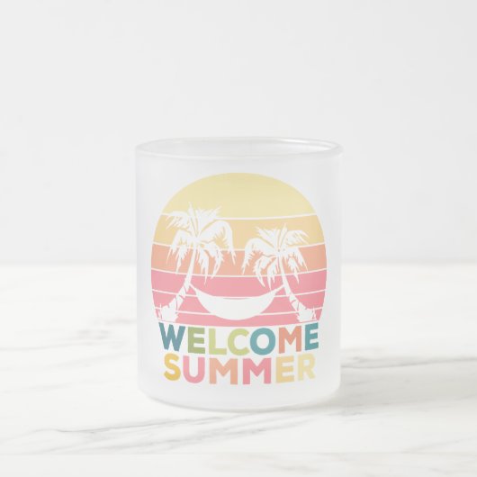 HELLO SUMMER MATTGLASTASSE (Mittel)