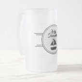 Hello Summer Mattiert Glass Beer Tasse (Vorderseite Links)