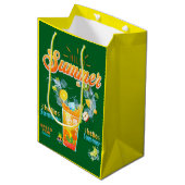 Hello Summer Mittlere Geschenktüte (Vorderseite Schrägansicht)