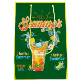 Hello Summer Mittlere Geschenktüte (Rückseite)