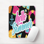 Hello Summer Mouse Pad Mousepad (Mit Mouse)