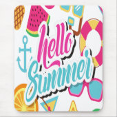 Hello Summer Mouse Pad Mousepad (Vorne)