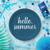 Hello Summer Navy Blue Paper Teller (Party)