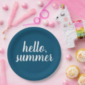 Hello Summer Navy Blue Paper Teller (Party)