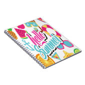 Hello Summer Notebook Notizblock (Rechte Seite)