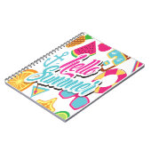 Hello Summer Notebook Notizblock (Linke Seite)