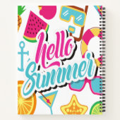 Hello Summer Notebook Notizblock (Rückseite)